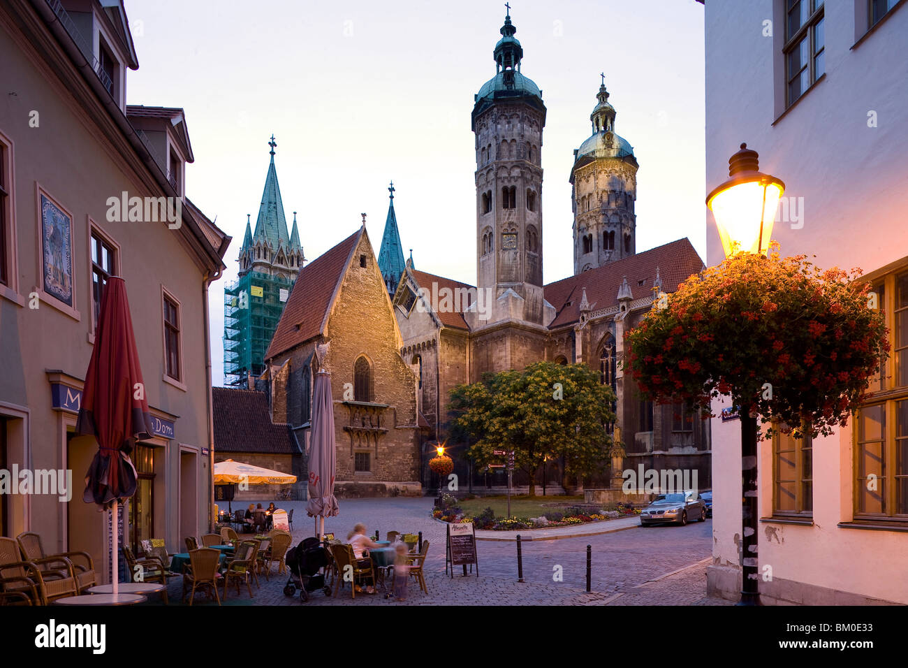 Cathedral square with naumburg cathedral of st peter and paul hires