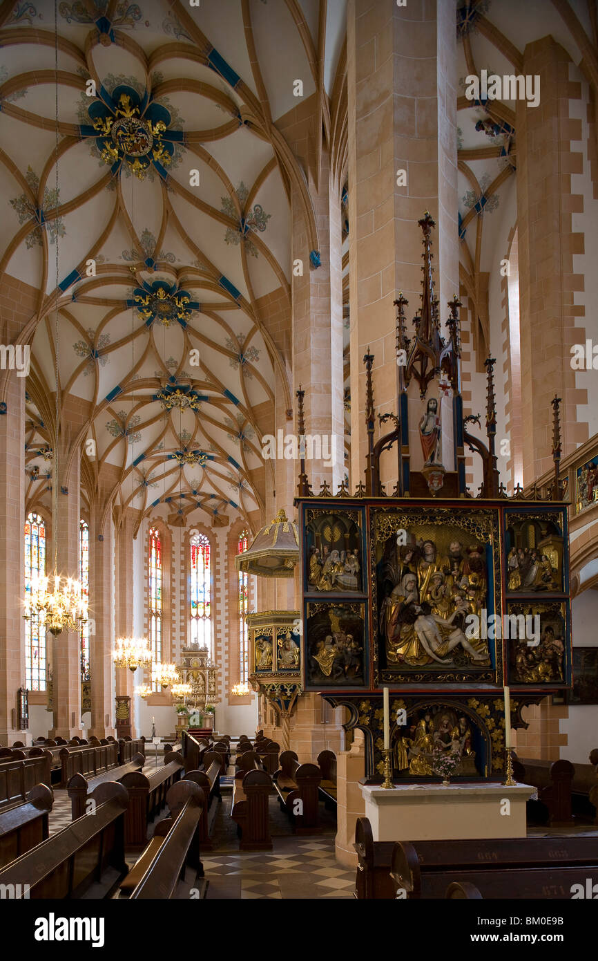 St. Annenkirche, Annaberg-Buchholz, Saxony, Germany, Europe Stock Photo