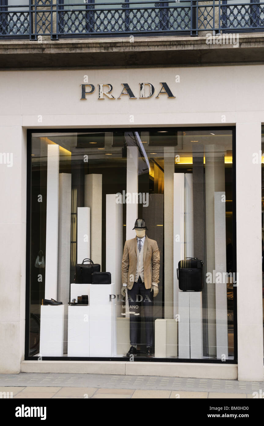 Prada Clothes Shop in New Bond Street, England, UK Stock Photo - Alamy
