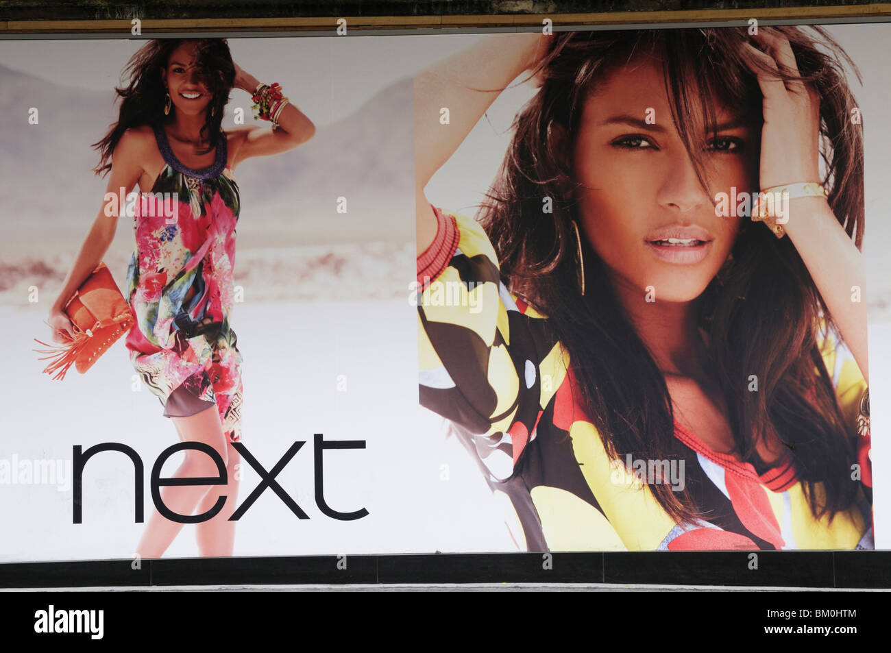 Next Clothes Shop poster billboard, Oxford Street, London, England, UK ...