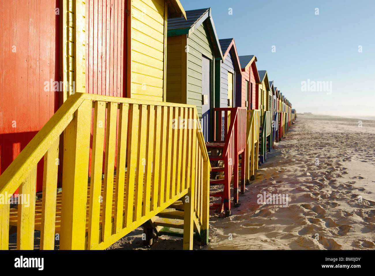 Colorful beach huts on beach hires stock photography and images Alamy