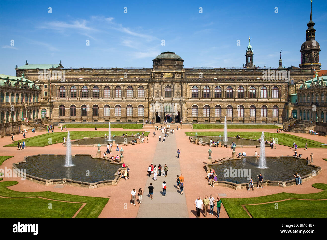 Zwinger Palace, Dresden, Saxony, Germany Stock Photo