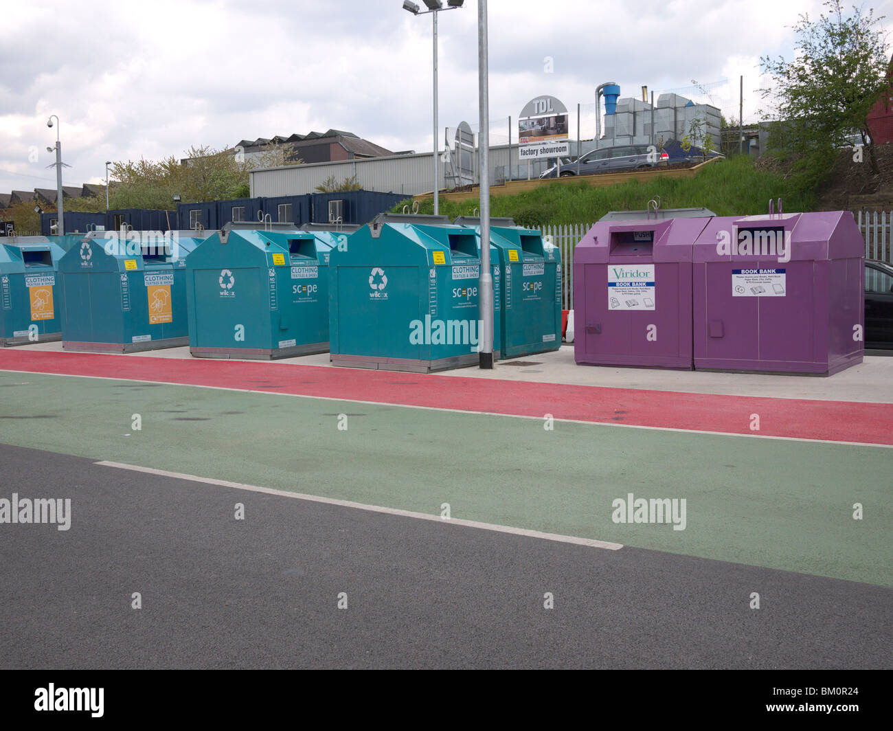 Waste disposal and recycling centre, Oldham,Lancashire,England,UK Stock Photo Alamy