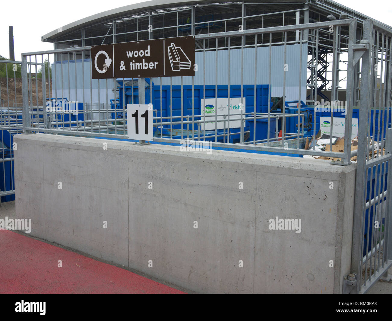 Waste disposal and recycling centre, Oldham,Lancashire,England,UK Stock