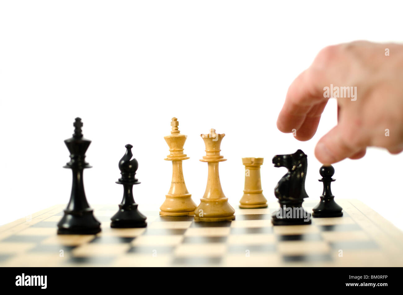 Thinking Next Chess Move Stock Photo - Download Image Now - 8-9 Years,  Activity, Arts Culture and Entertainment - iStock