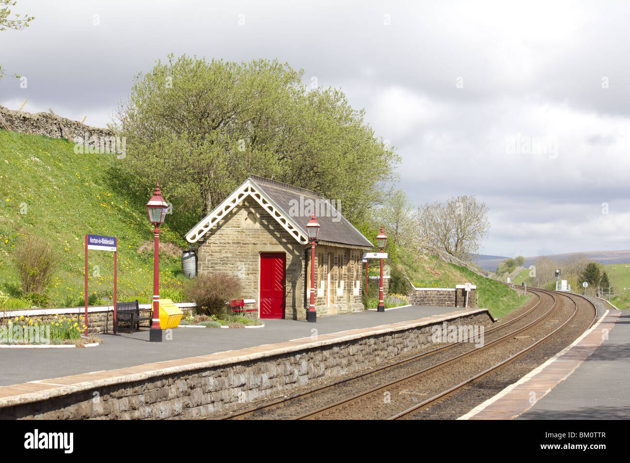 Railway Station horton in ribblesdale Stock Photo Alamy