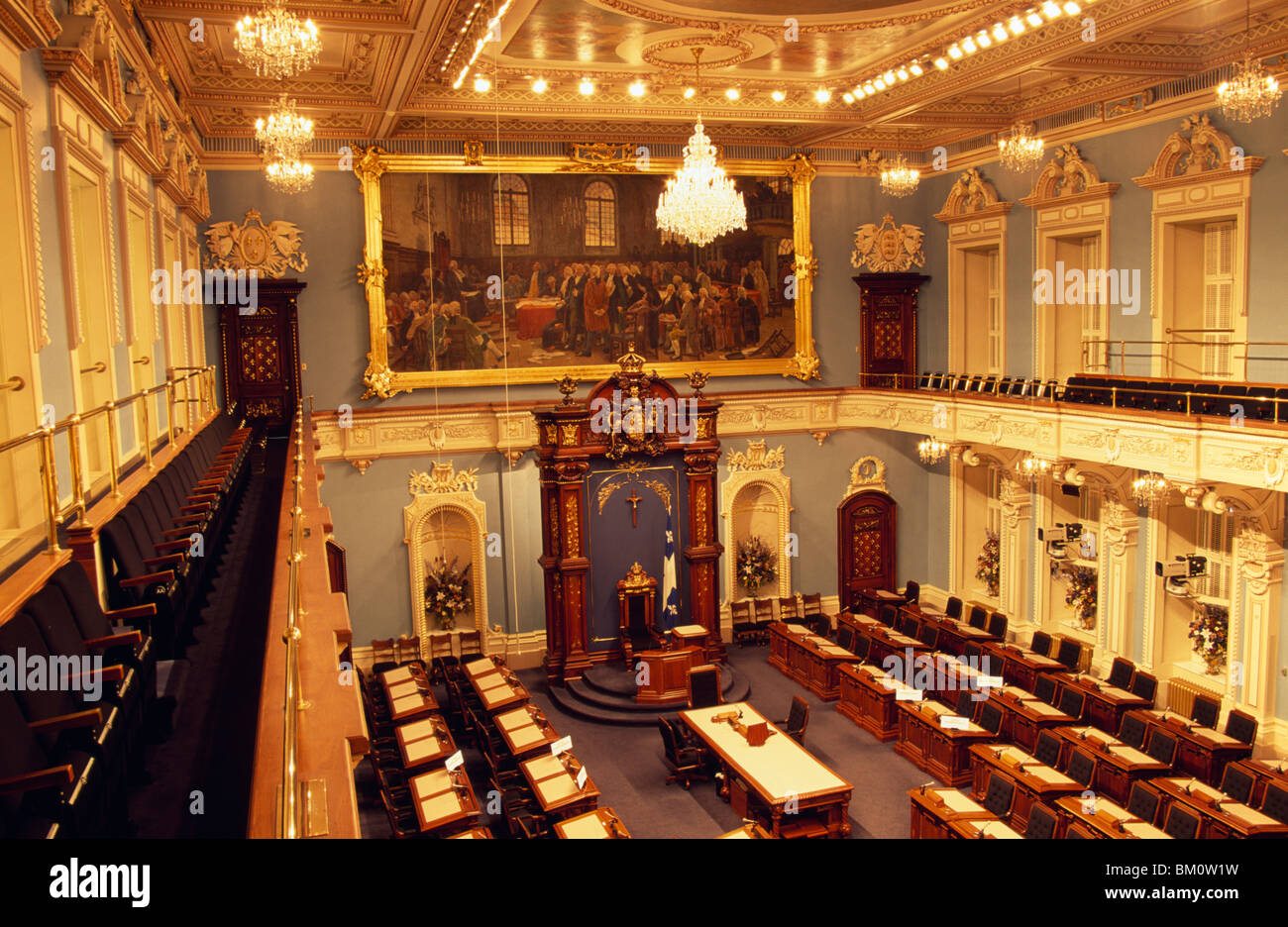 Interiors of a government building, National Assembly Room, Parliament