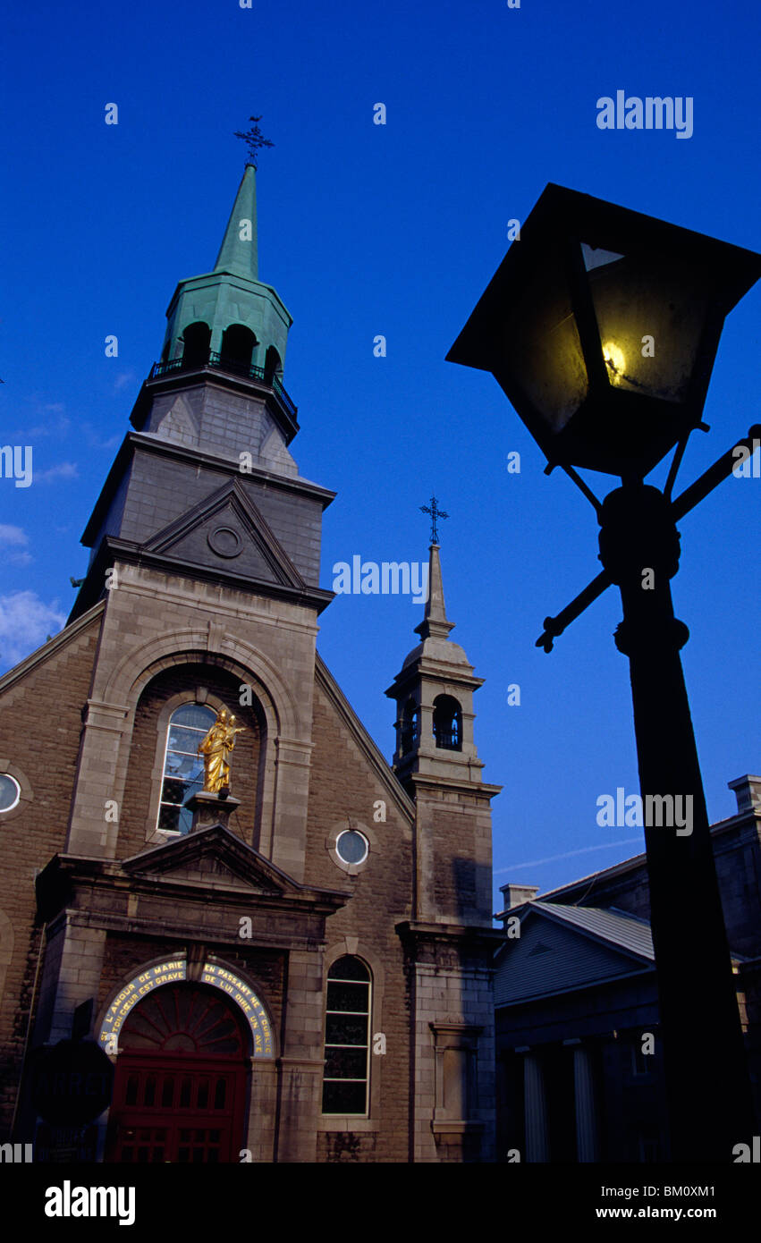 Low angle view of a church, NotreDamedeBonSecours Chapel, Montreal