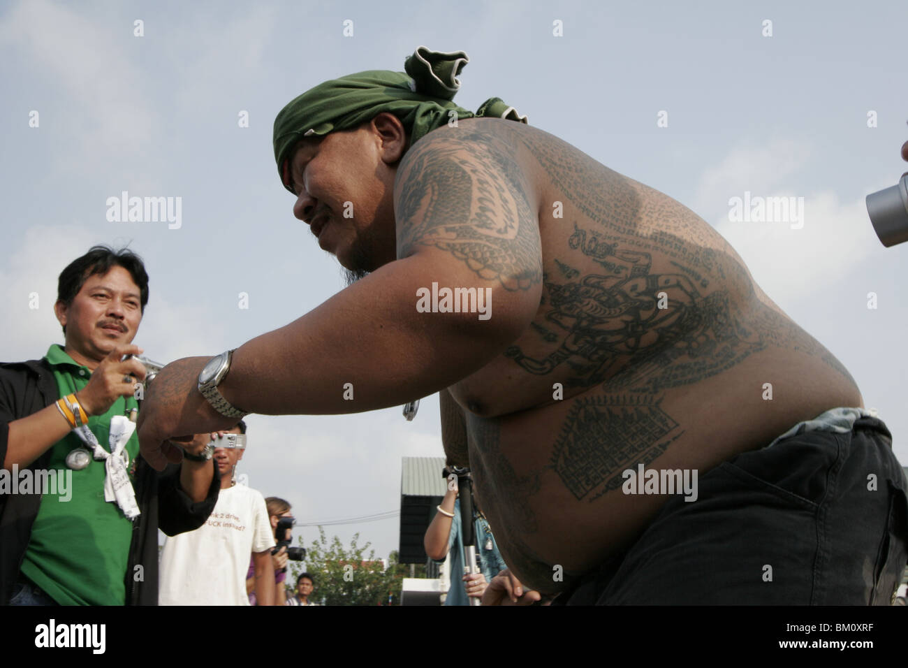 Fat man tattoo hi-res stock photography and images - Alamy