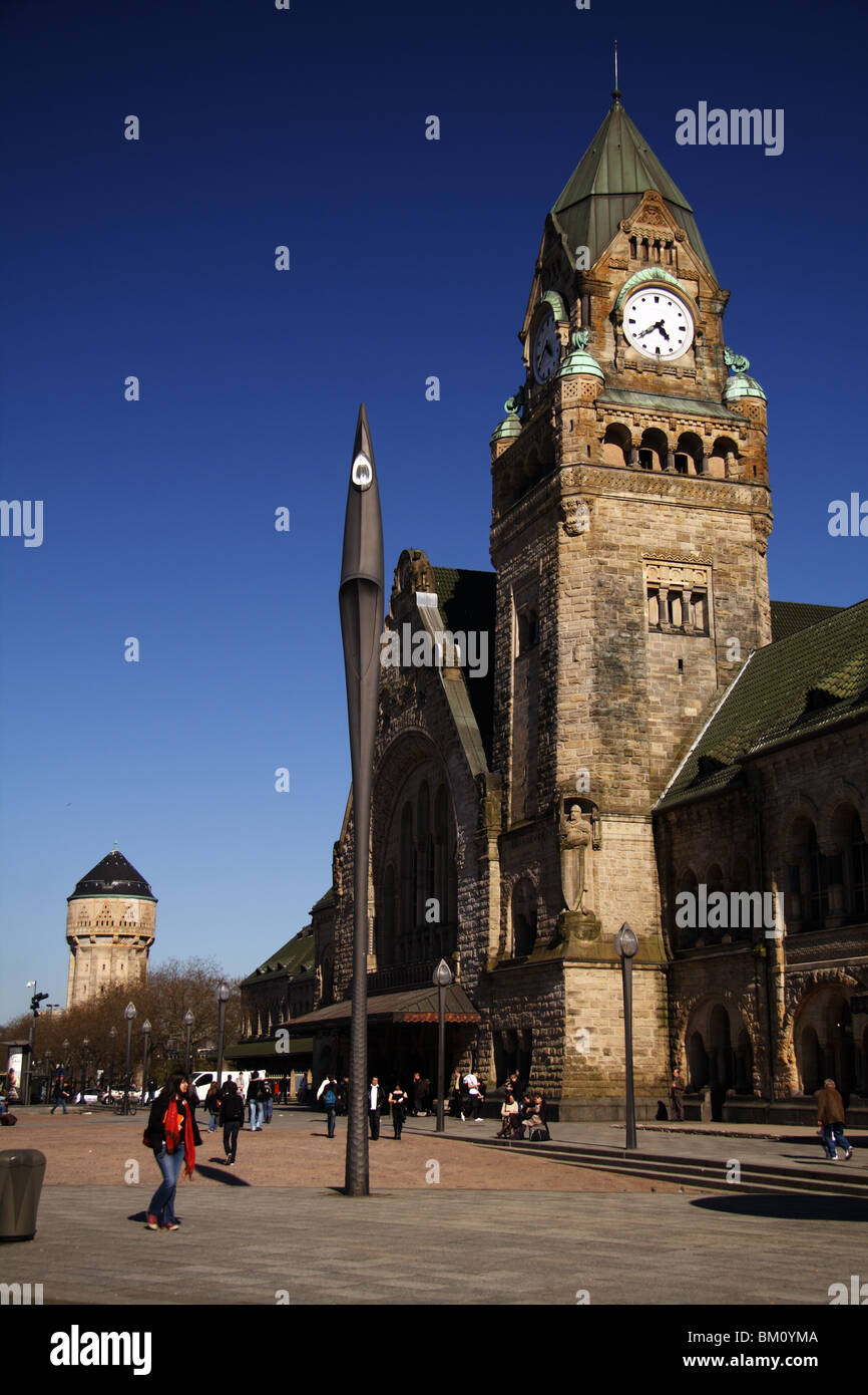 Metz train station Lorraine France Stock Photo Alamy