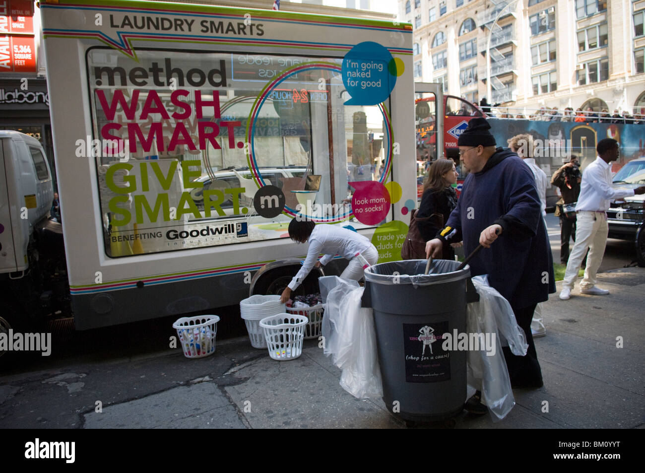 Method Laundry collects and cleans clothes for Goodwill Industries in the Soho neighborhood in