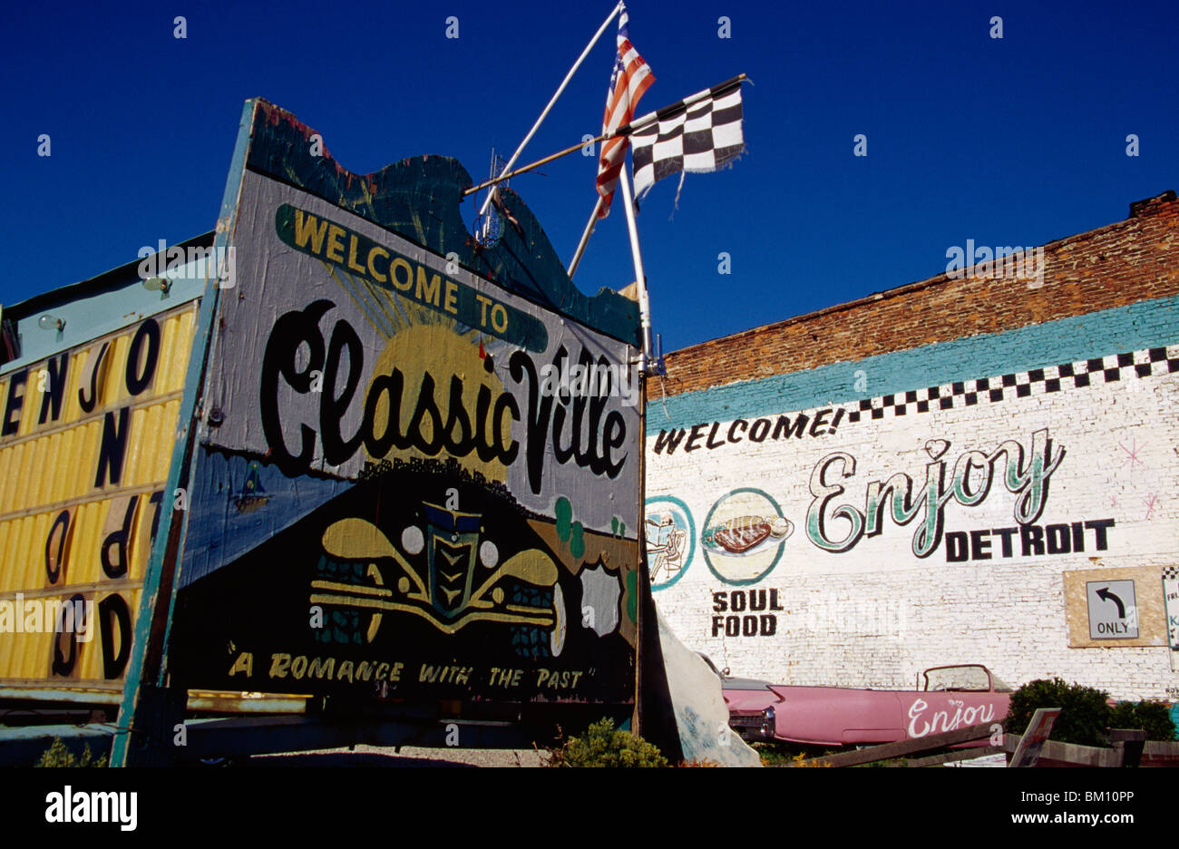 Facade of a cafe and a car wash, ClassicVille Car Wash and Cafe