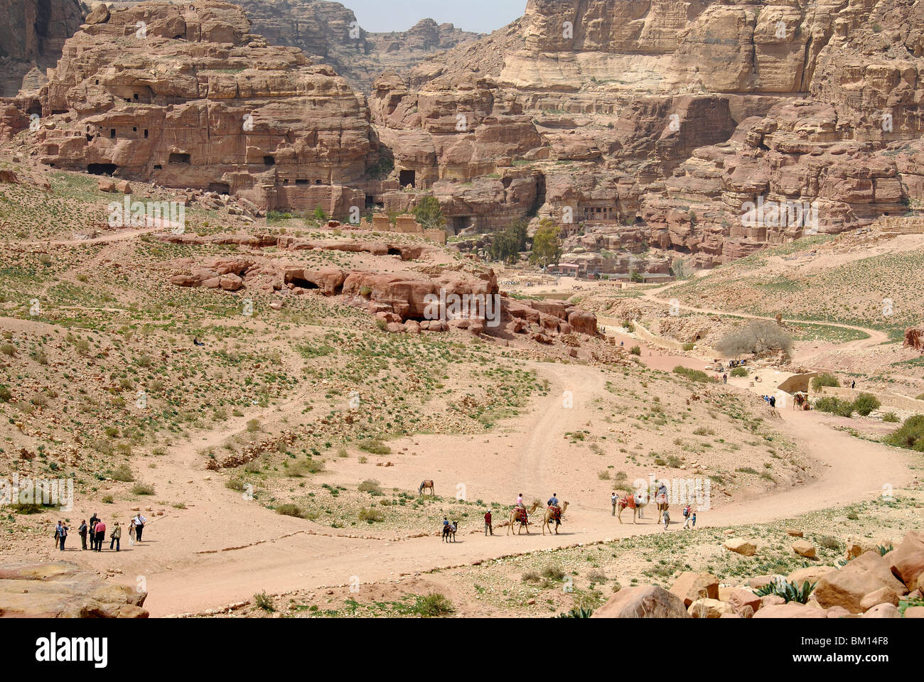 Petra Valley, Petra, Jordan, Middle East Stock Photo - Alamy