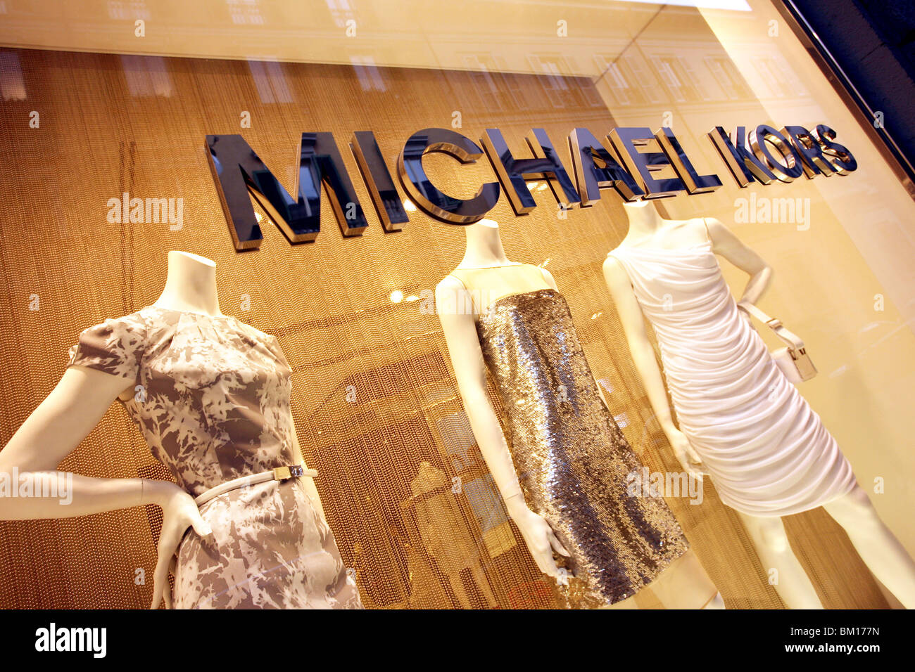 Michael Kors shop window, Via Sant'Andrea street, Milan, Lombardy Stock  Photo - Alamy