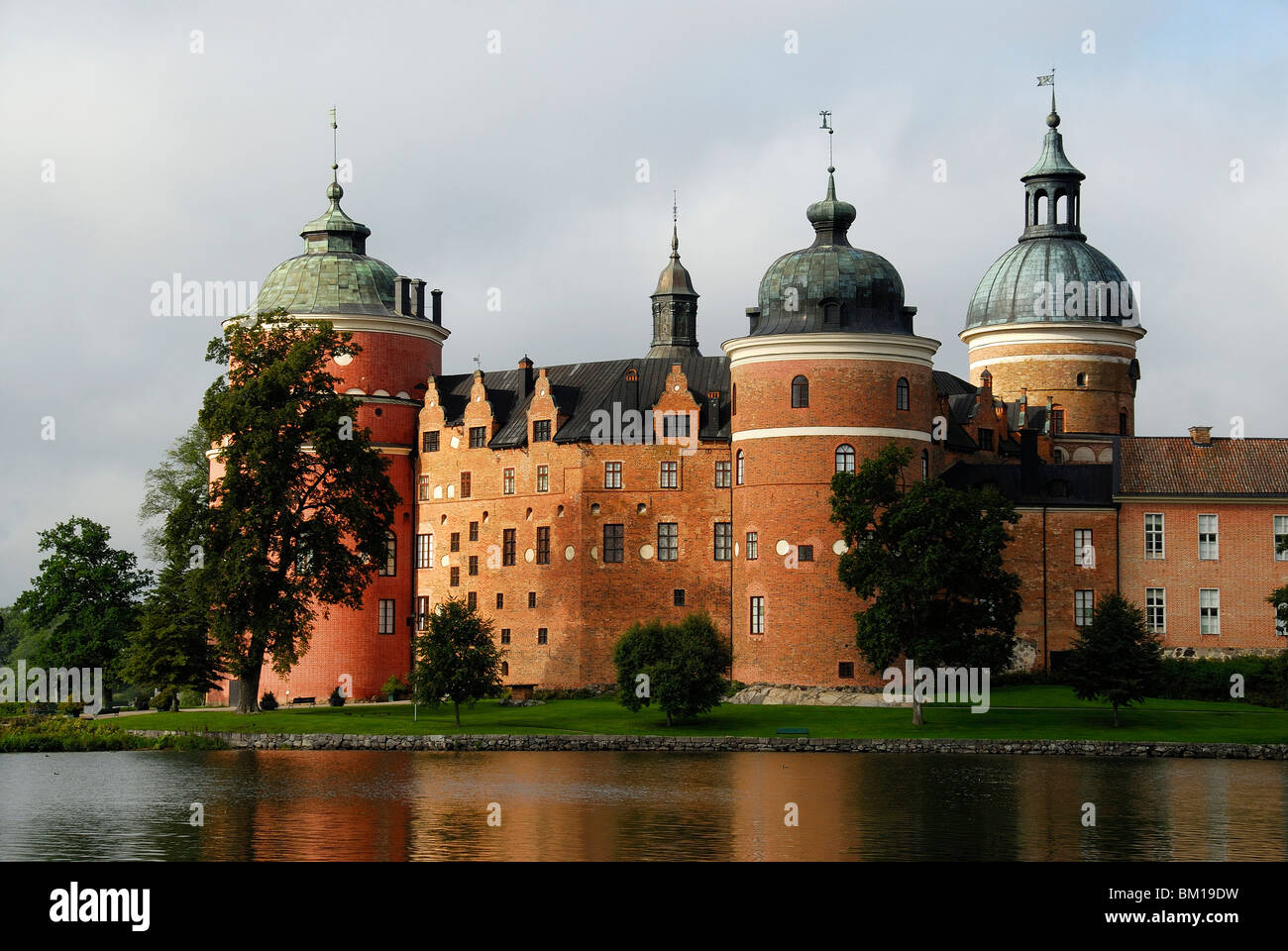 The Royal Gripsholm Castle, near Mariefred, Lake Malaren, Sweden, Scandinavia, Europe Stock Photo