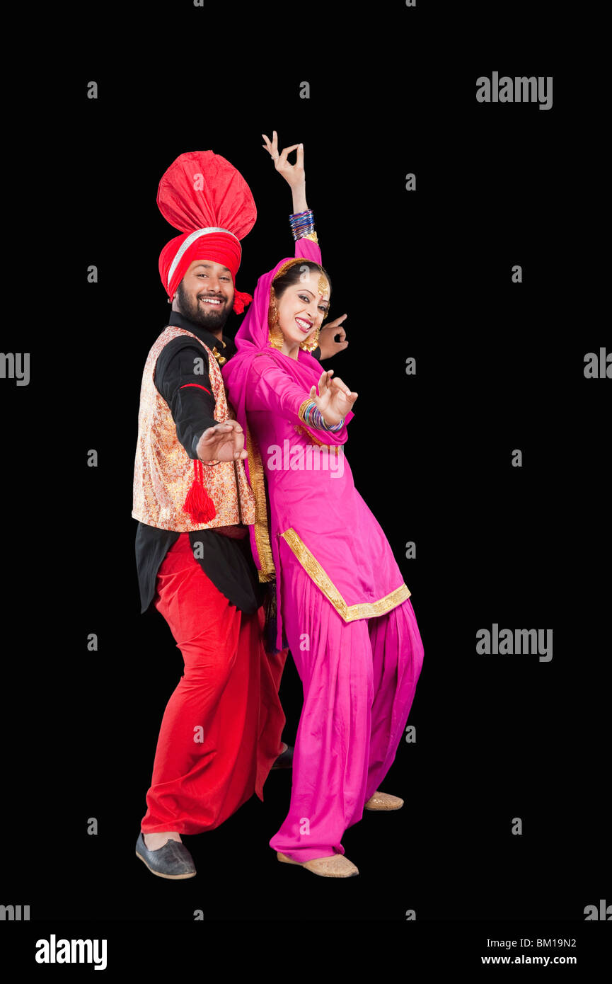 Cheerful punjab india dress hi-res stock photography and images - Alamy