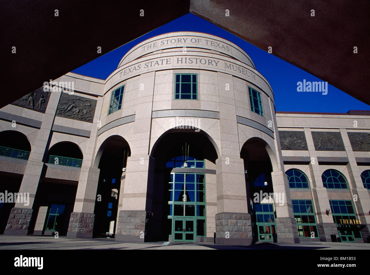 Facade Of A Museum, Bob Bullock Texas State History Museum, Austin ...