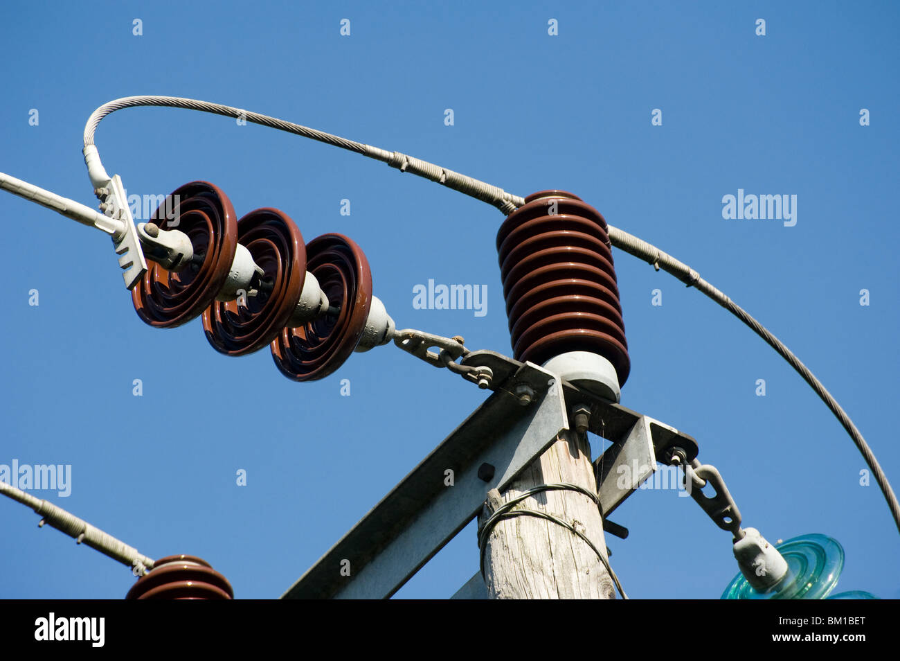 Insulators pylon hires stock photography and images Alamy