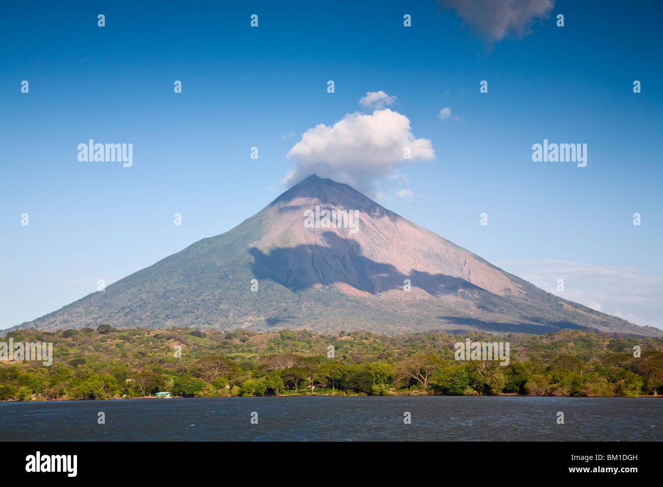 Conception Volcano, Ometepe Island, Nicaragua, Central America Stock Photo
