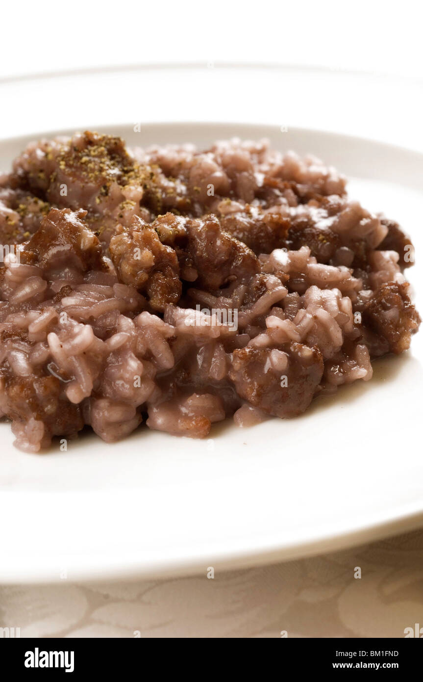 Barbera risotto with sausage hires stock photography and images Alamy