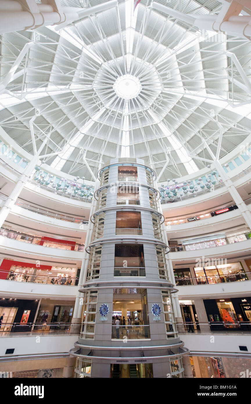 Suria KLCC shopping mall inside Petronas Towers, Kuala Lumpur, Malaysia, Southeast Asia, Asia Stock Photo