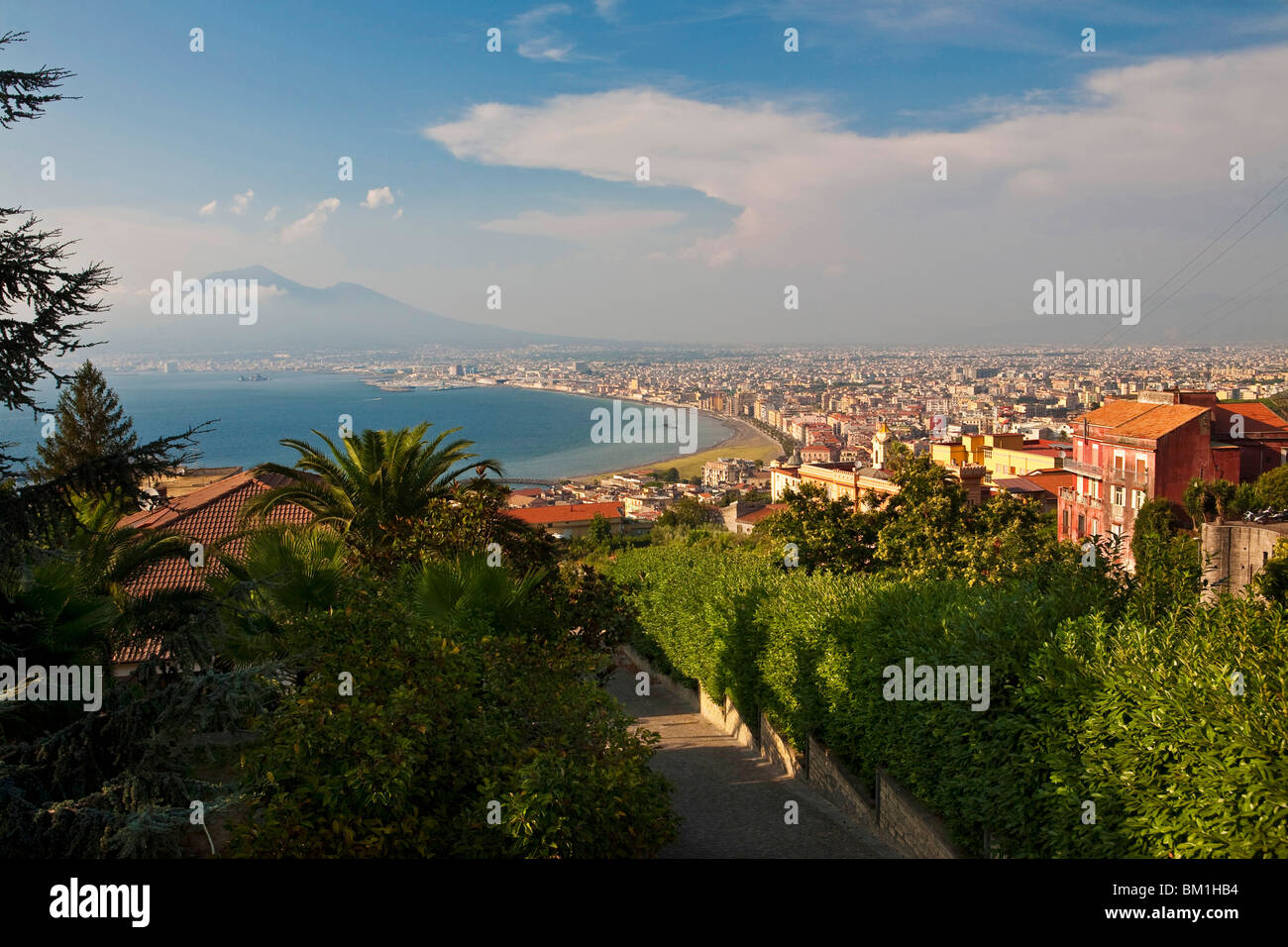coast of Naples gulf, Torre Annunziata, Naples, Campania, Italy, Europe Stock Photo