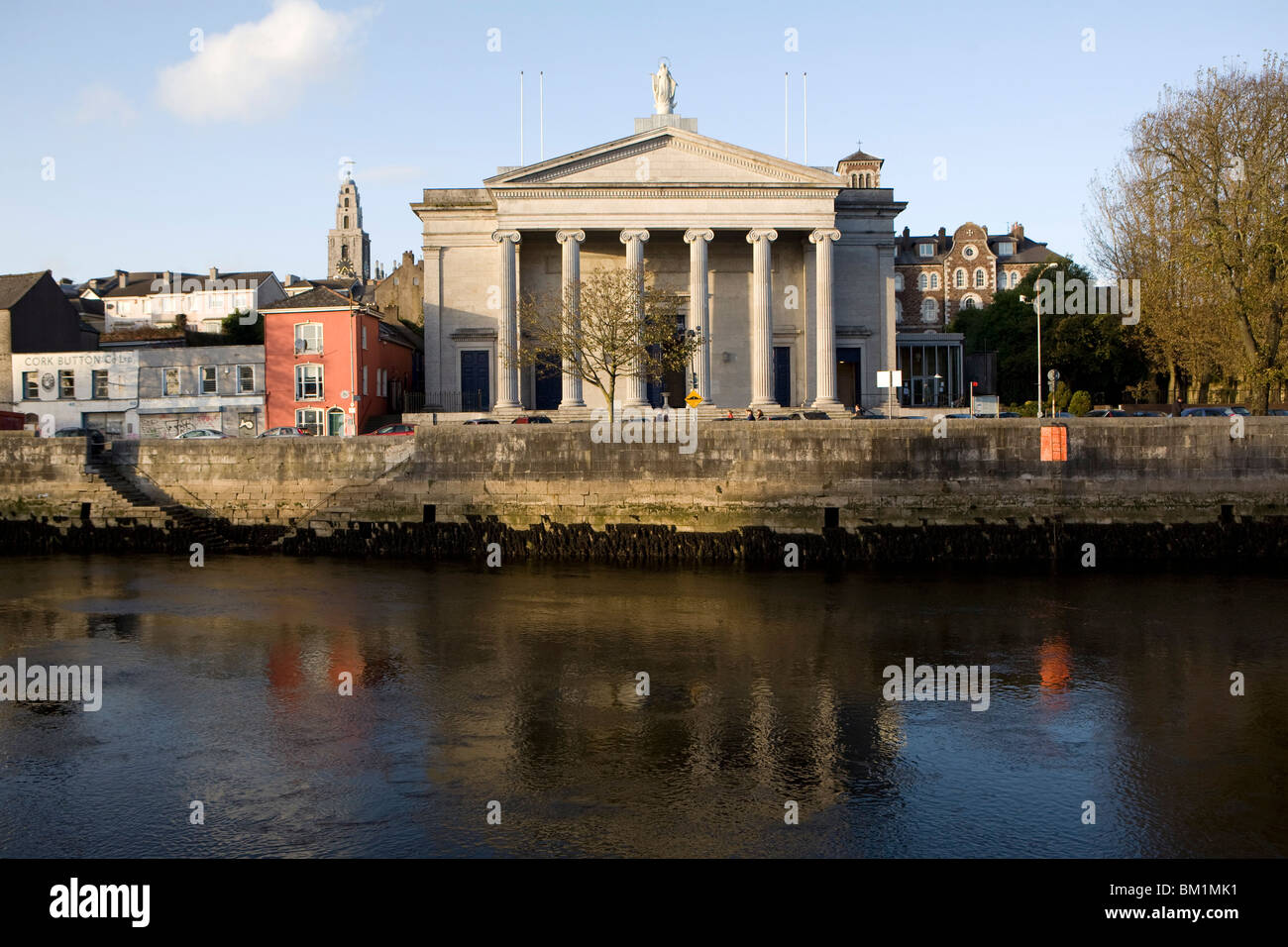 Along the River Lee, Cork, County Cork, Munster, Republic of Ireland, Europe Stock Photo