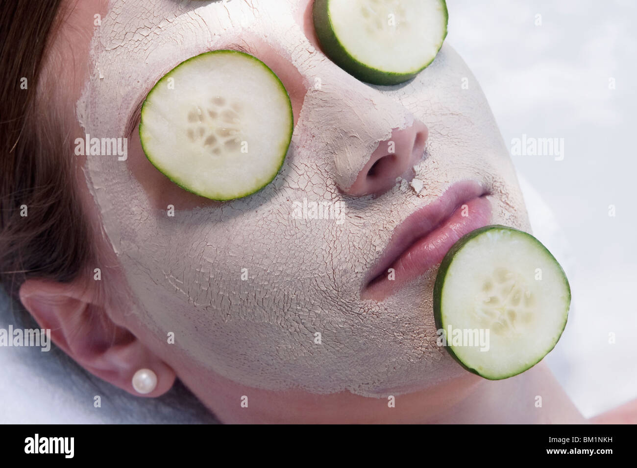 Download Face Mask Beauty Cucumber High Resolution Stock Photography And Images Alamy PSD Mockup Templates