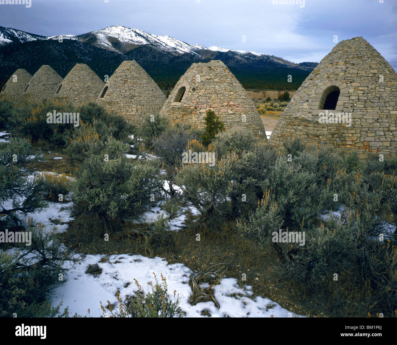 Mining Kilns Ward Charcoal Ovens Ward Ghost Town Nevada Stock Photo Alamy mining-kilns-ward-charcoal-ovens-ward-ghost-town-nevada-stock-photo-alamy