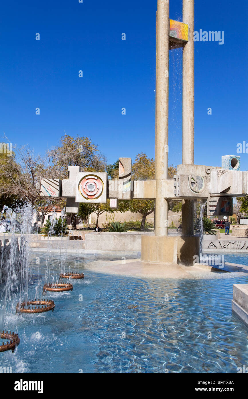 Sunset Park Fountain, Tucson, Arizona, United States of America, North America Stock Photo Alamy