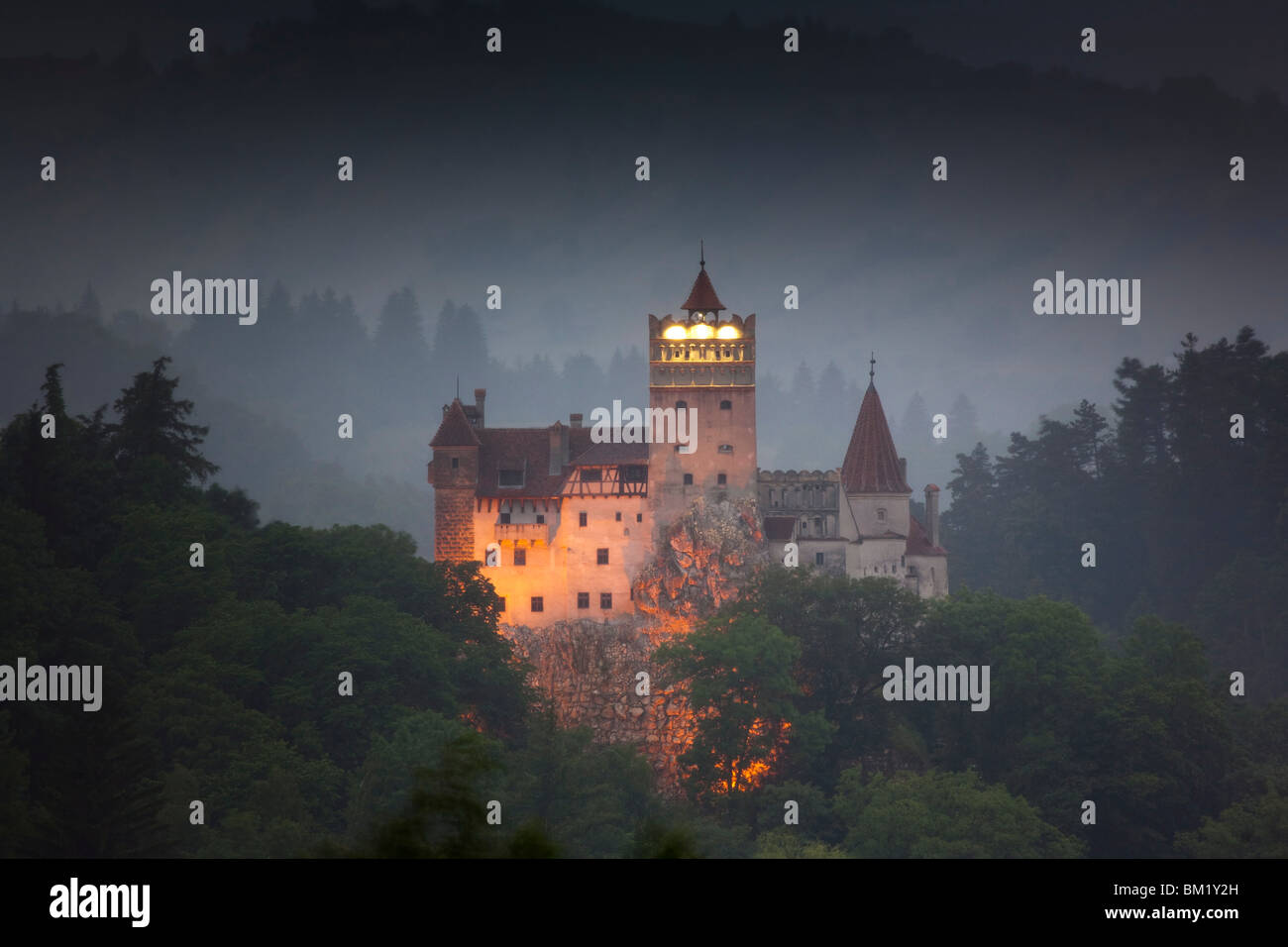 Bran castle (Dracula castle), Bran, Transylvania, Romania, Europe Stock Photo