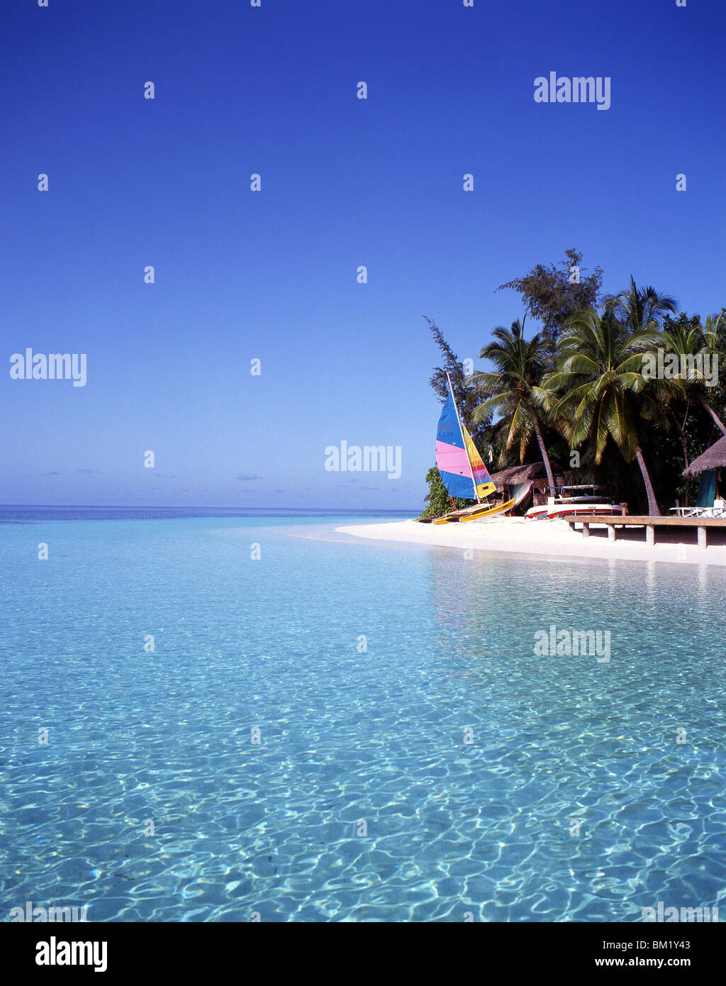 Ihuru Island, Kaafu Atoll, Republic of Maldives Stock Photo