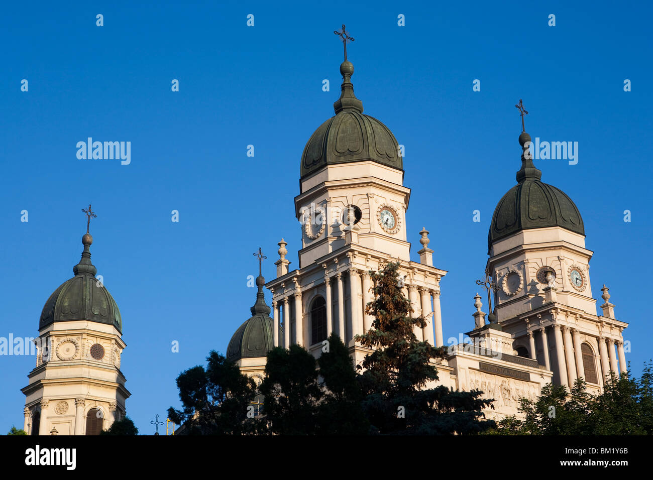 Moldavian Metropolitan Cathedral, Iasi, Romania, Europe Stock Photo
