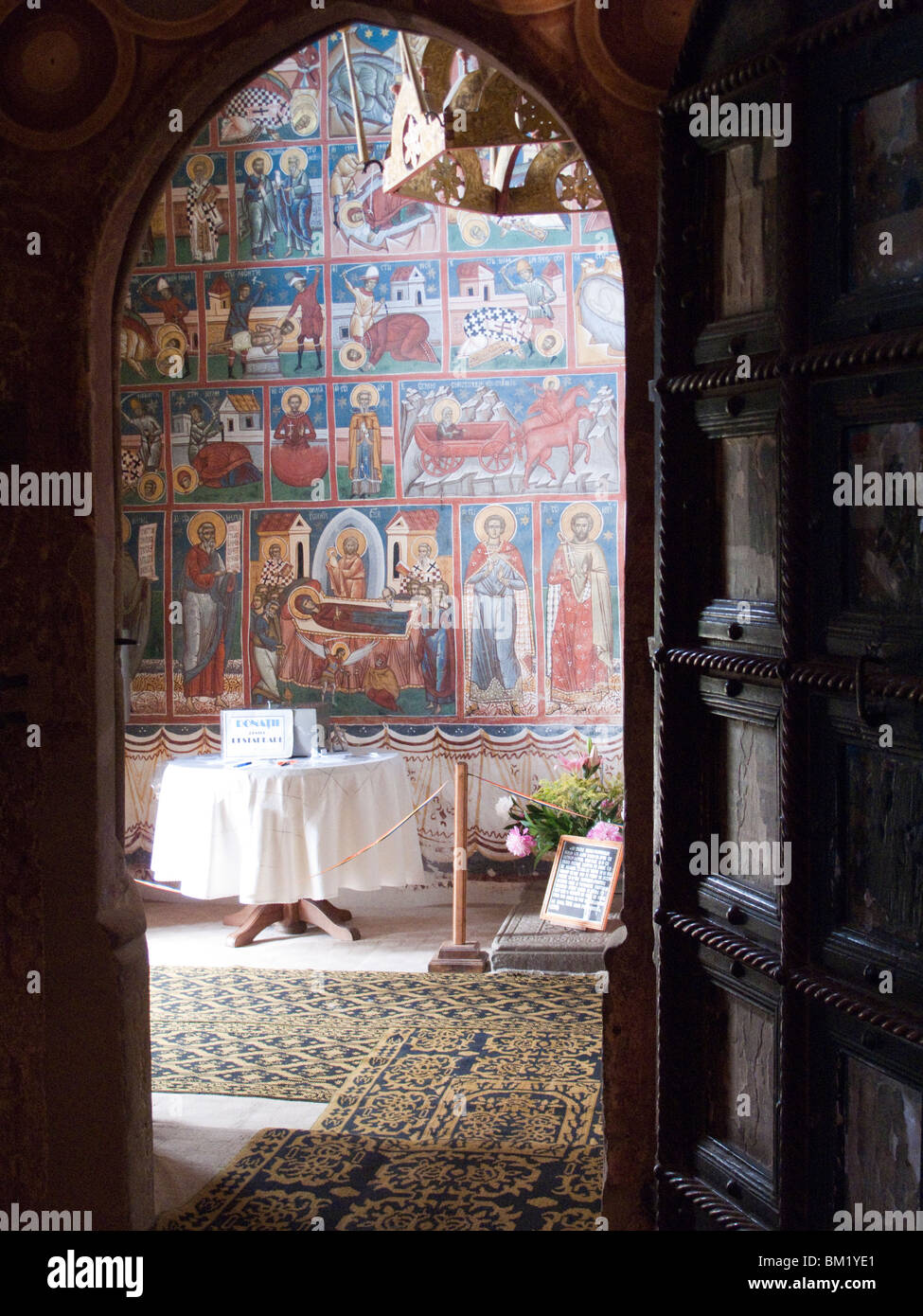 Probota Monastery, UNESCO World Heritage Site, Dolhasca, Bucovina, Romania, Europe Stock Photo