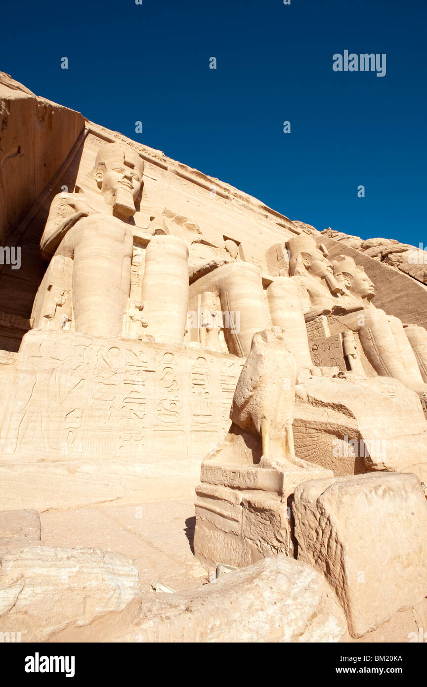 Abu Simbel, UNESCO World Heritage Site, Nubia, Egypt, North Africa, Africa Stock Photo