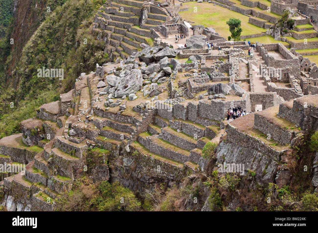 Inca ruins, Machu Picchu, UNESCO World Heritage Site, Peru, South ...