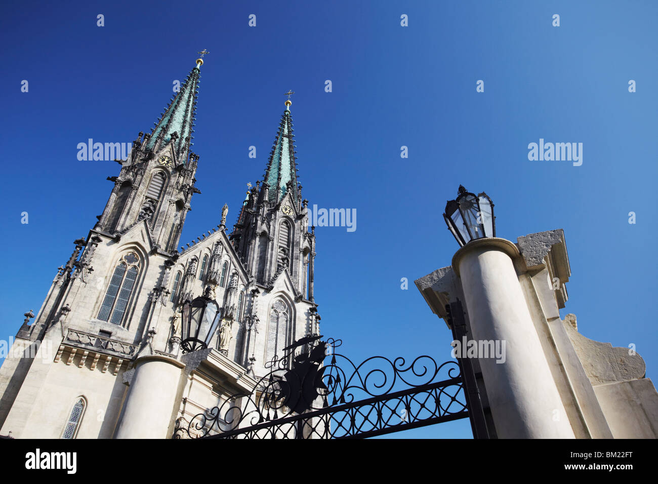 St. Wenceslas Cathedral, Olomouc, Moravia, Czech Republic, Europe Stock