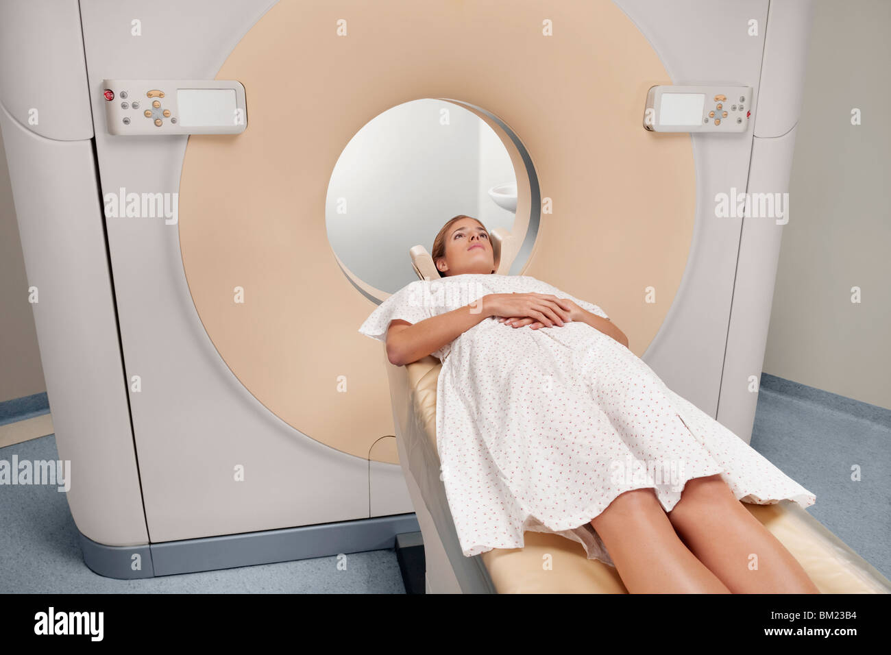 Patient Going Through An Mri Scan Stock Photo Alamy Patient Going Through An Mri Scan Stock Photo Alamy
