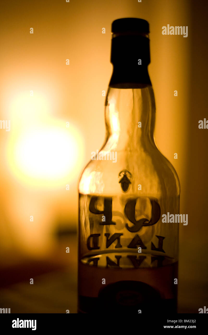 Whisky bottle, Seville, Spain Stock Photo Alamy