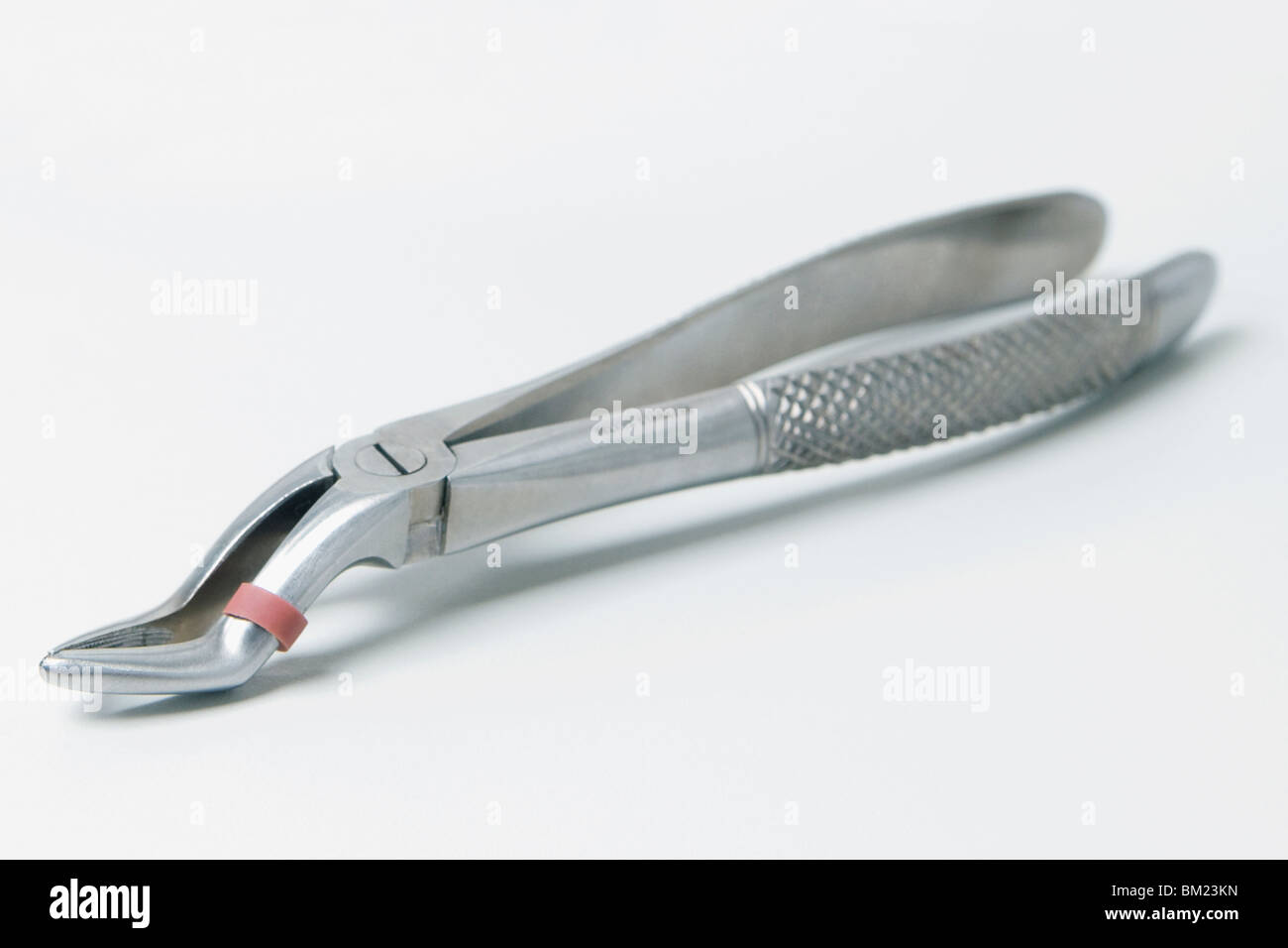 Closeup of a dental plier Stock Photo Alamy