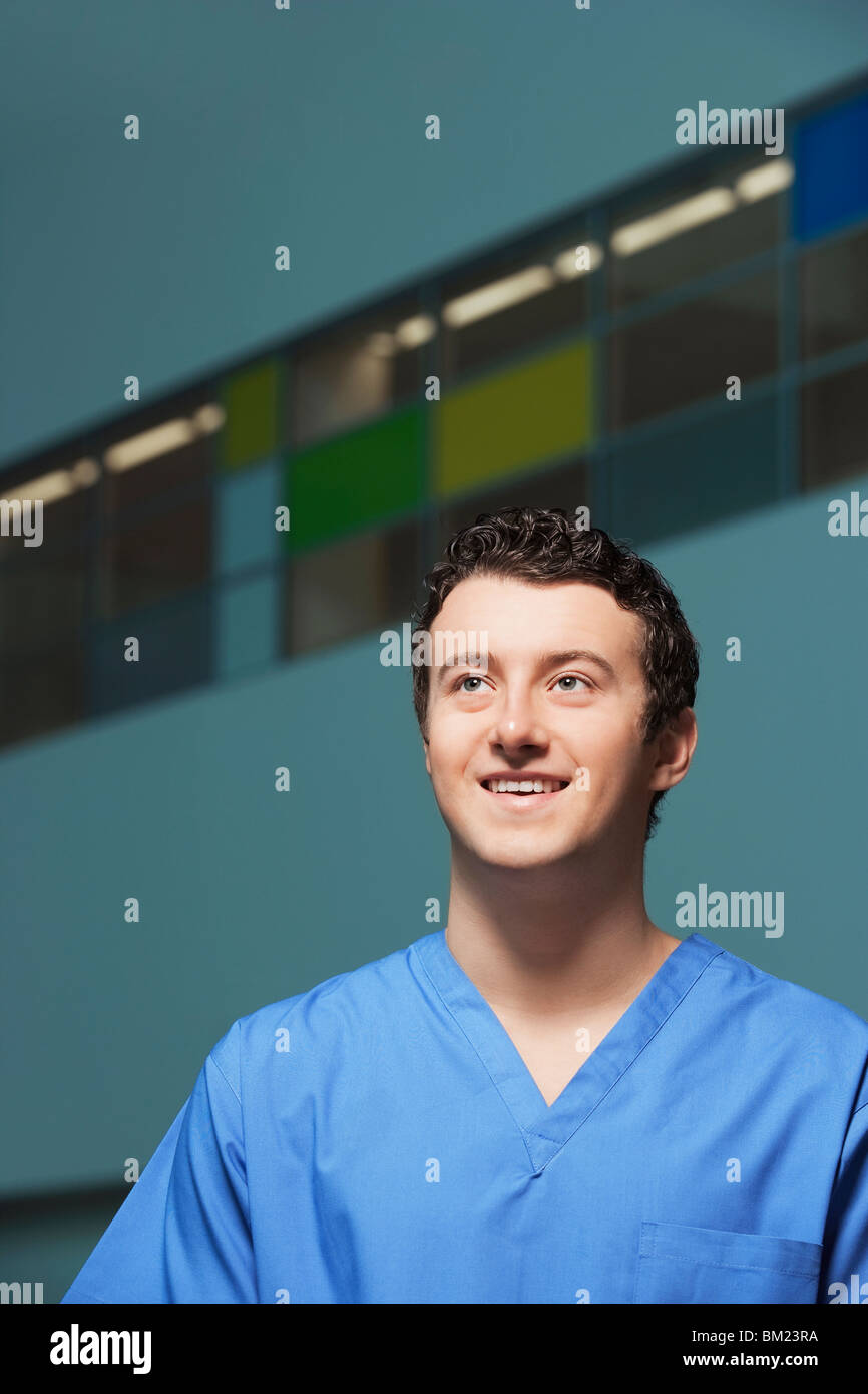 Close-up of a doctor smiling Stock Photo