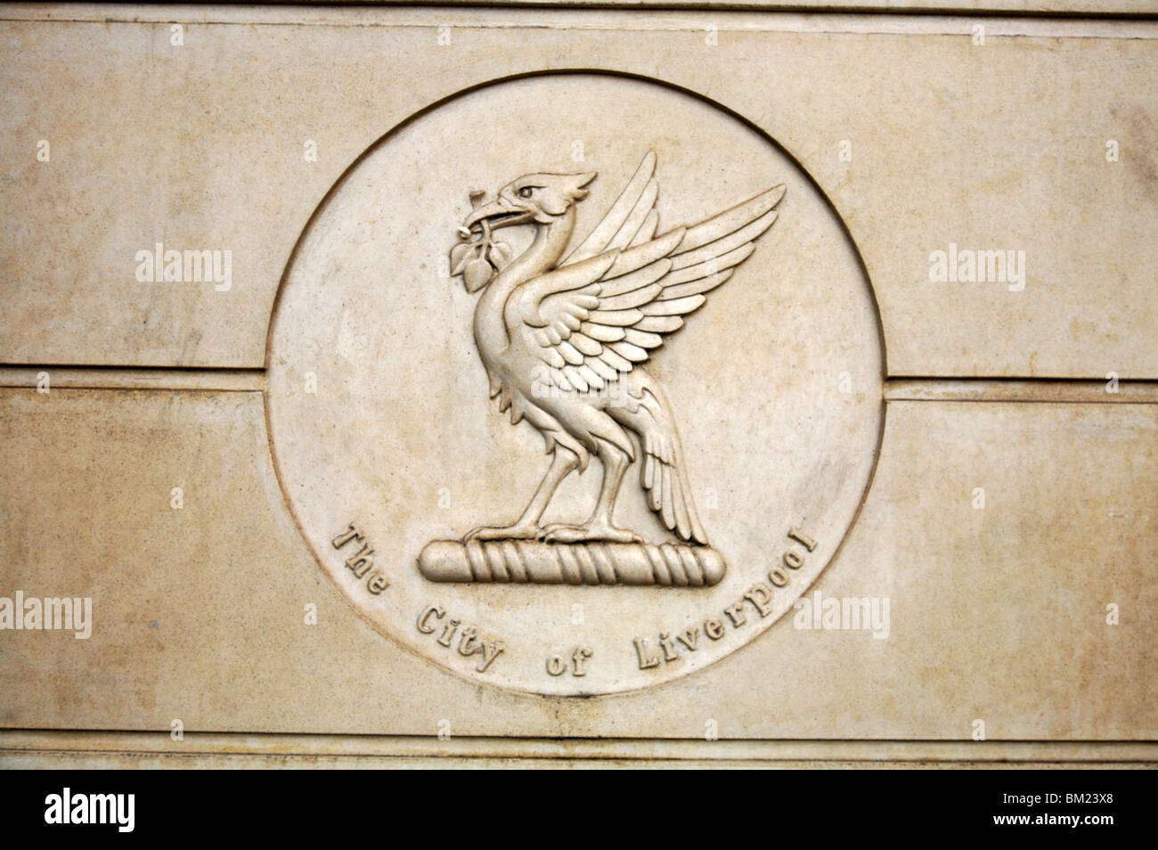 Liver bird symbol for Liverpool UK Stock Photo