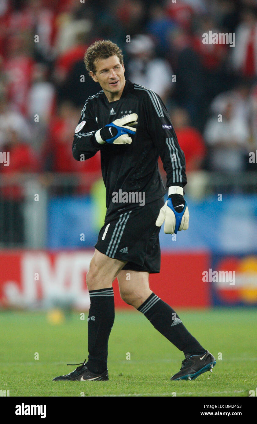 Jens Lehmann of Germany seen after a 1-0 victory over Austria in a UEFA Euro 2008 match June 16, 2008. Stock Photo