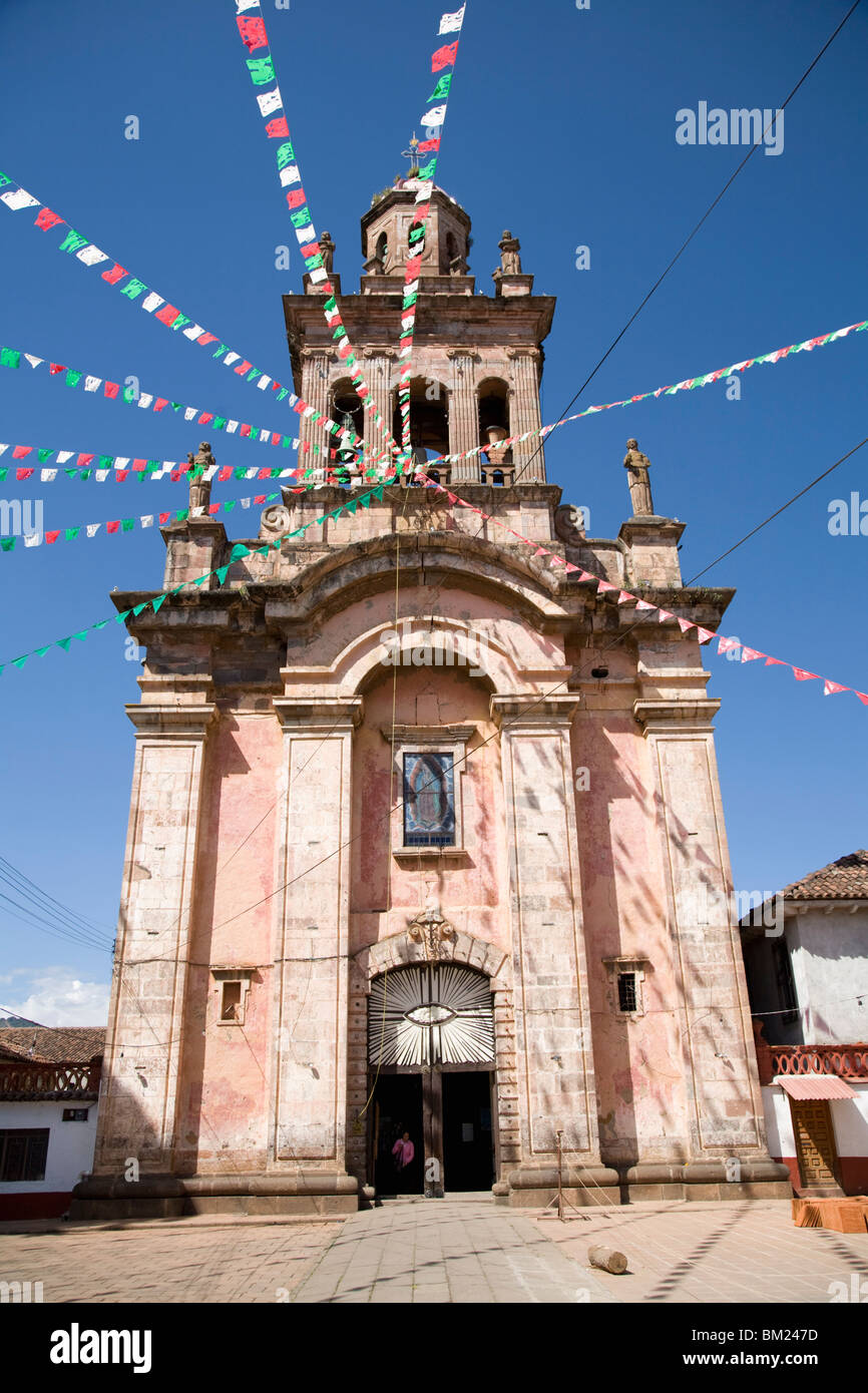 Templo del Santuario, church, Patzcuaro, Michoacan State, Mexico, North America Stock Photo