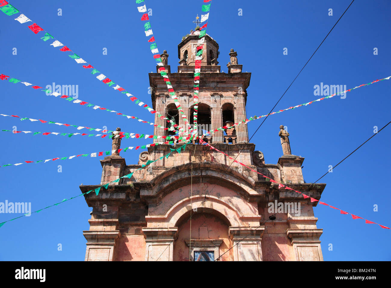Templo del Santuario, church, Patzcuaro, Michoacan State, Mexico, North America Stock Photo