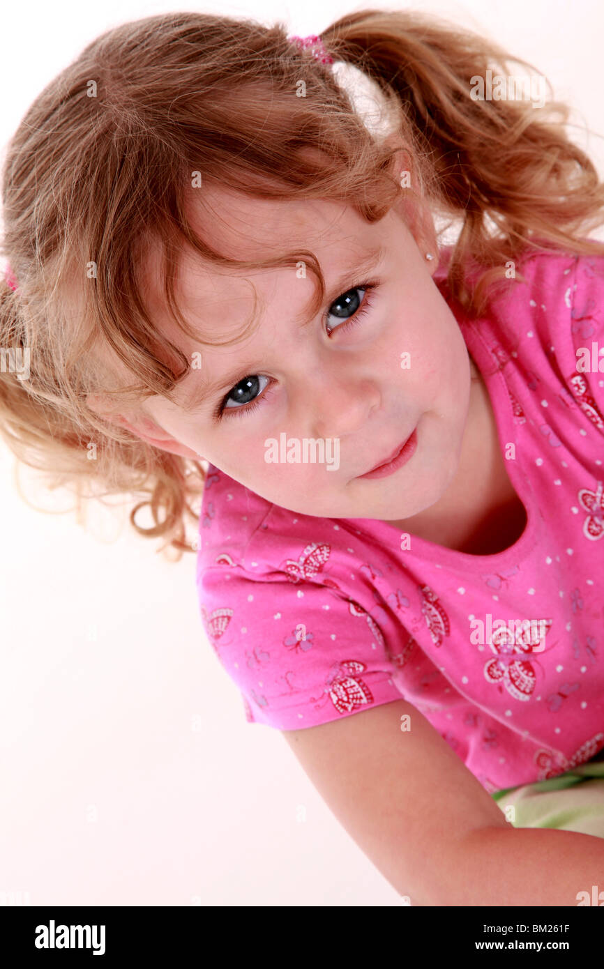 Studio portrait of a girl Stock Photo