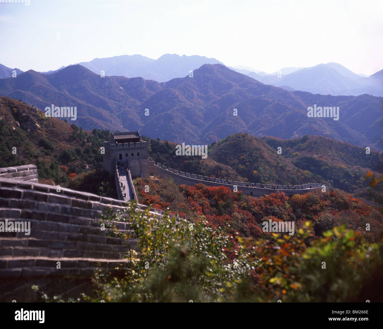 Great Wall of China, Badling, Beijing and Northeast, The People's Republic of China Stock Photo