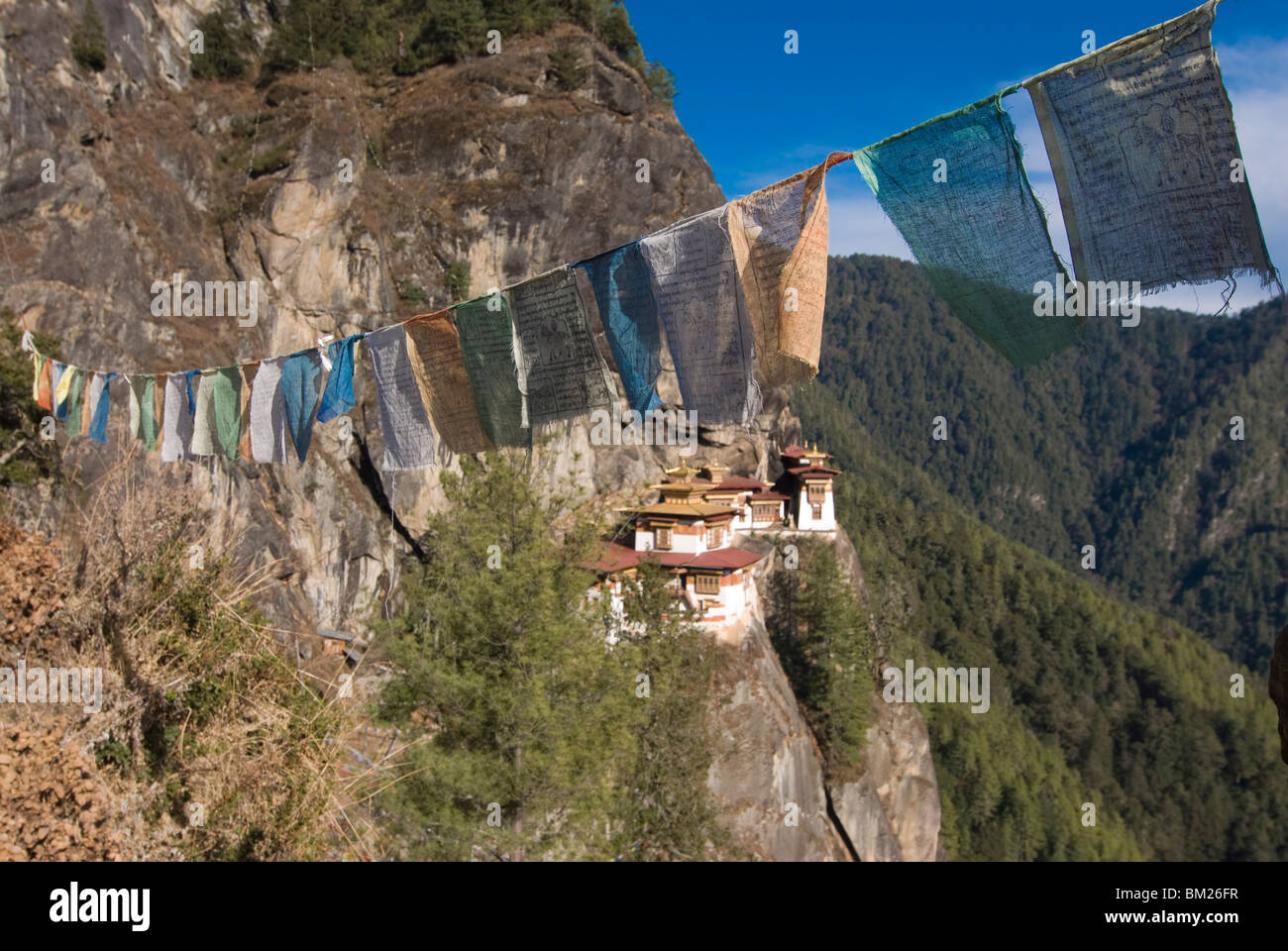 Tigers Nest Monastery (Taktshang Goempa), Bhutan Stock Photo