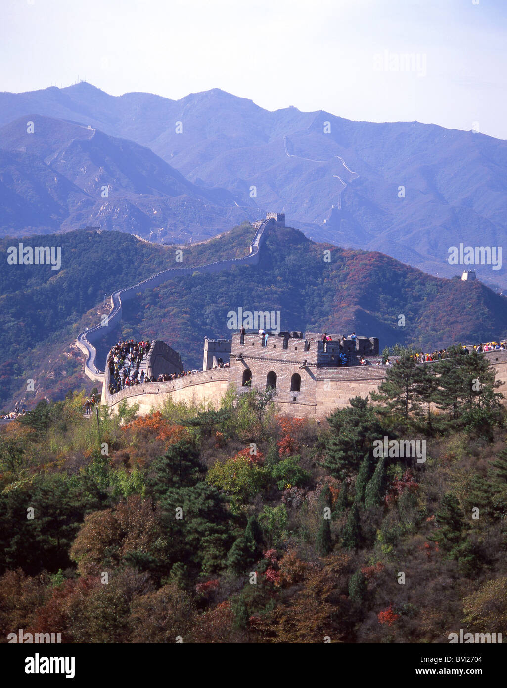 Great Wall of China, Badling, Beijing and Northeast, The People's Republic of China Stock Photo