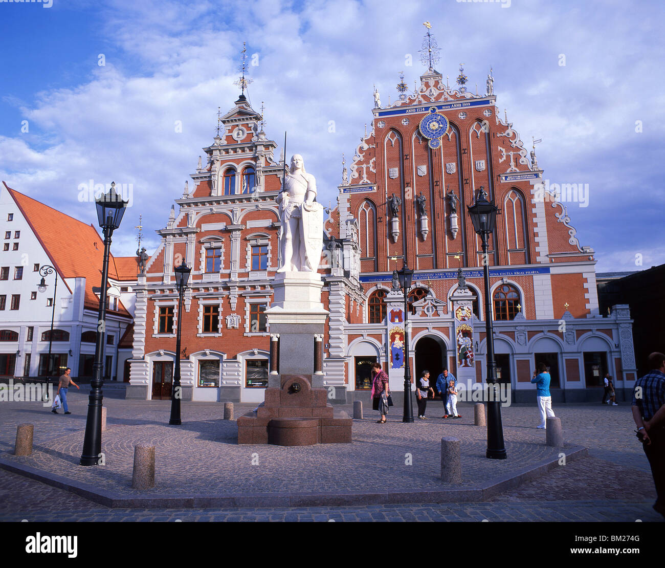 17th Century The House of Blackhead, Town Hall Square, Old Town, Riga, Riga Region, Republic of Latvia Stock Photo